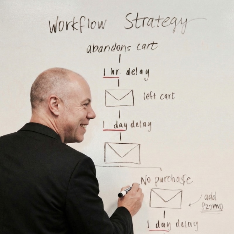 Whiteboard strategy session